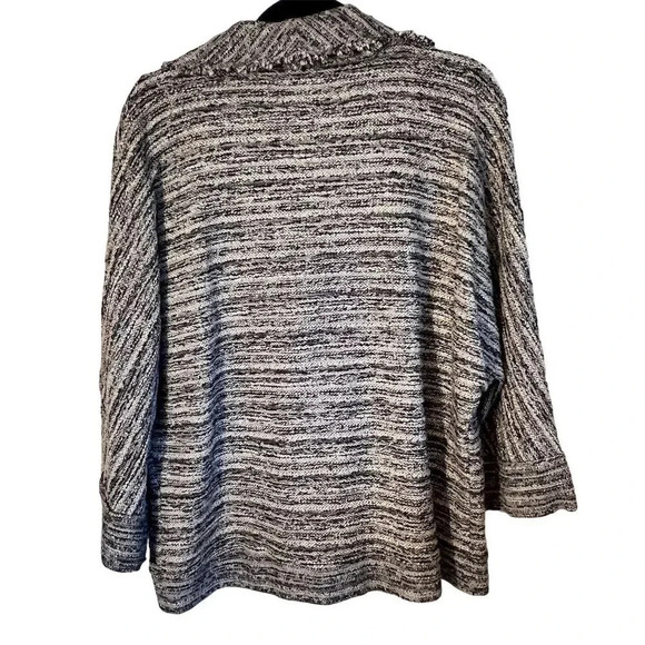 Splendid Women's Multicolor Tweed Dolman Sleeve Cardigan Sweater L - Picture 3 of 11
